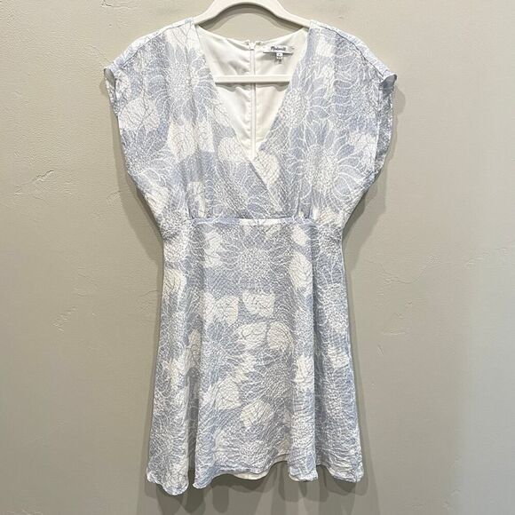 Madewell Crossover Mini Dress in Sunflower Season - Size: 0 - Picture 1 of 10